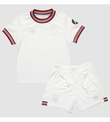 West Ham United Segunda Equipación Niños 2023-24 Manga Corta (+ Pantalones cortos)